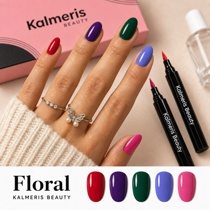 5er-Pack Nagellack-Stifte ohne UV-Lampe | Kalmeris Beauty™