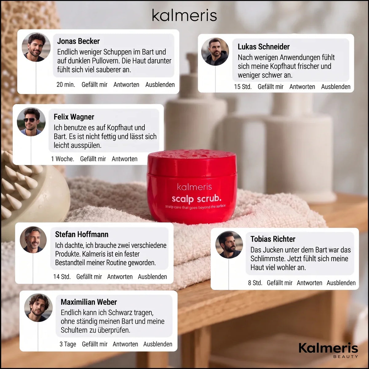 Bart- und Kopfhaut-Peeling 10